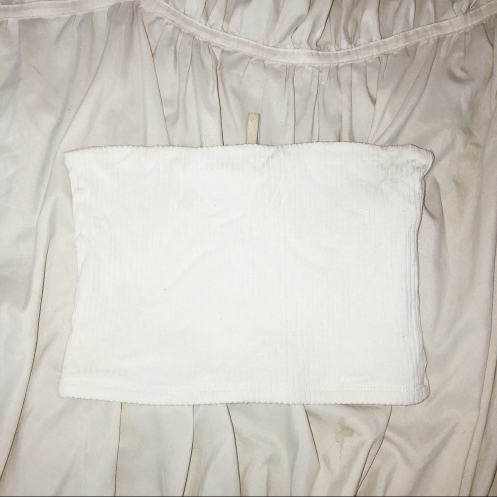 White crop top